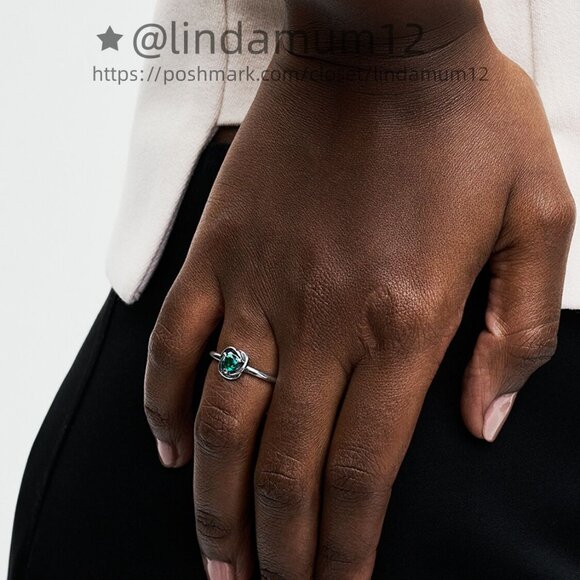 Pandora May Birthstone Eternity Circle Ring - Picture 3 of 5